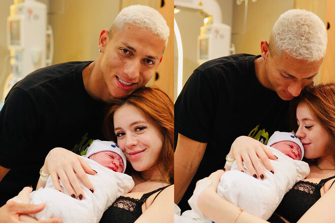 Photo. Brazil's national team for the first time became a father