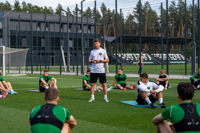 ФОТО. Перше тренування Ротаня. Полісся розпочало збори на клубній базі