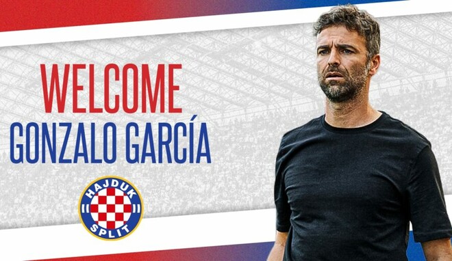 ОФИЦИАЛЬНО. Испанский тренер Гонсало Гарсия возглавил Хайдук