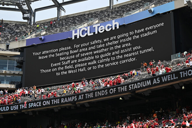 Уже третий матч КЧМ в США прерван или перенесен. В 2026 там же пройдет ЧМ