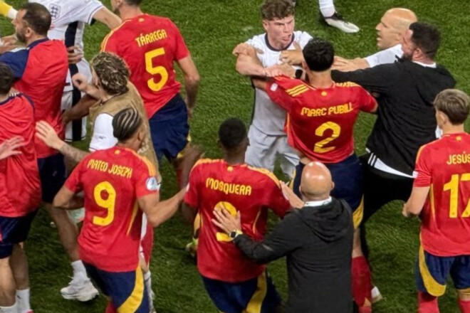 VIDEO. It is necessary to lose. U21 Spain players have been fighting with the British