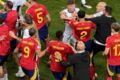ВИДЕО. Проигрывать нужно уметь. Игроки Испании U21 подрались с англичанами