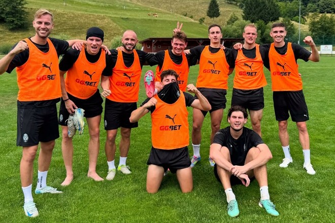 ФОТО. Заря провела первую тренировку в словенском городке