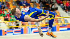 Прыжки в высоту. Дмитрий Никитин выиграл золото на соревнованиях в Остраве