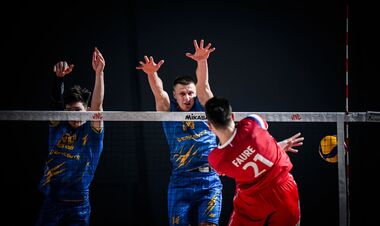 Украина проиграла олимпийским чемпионам в Лиге наций