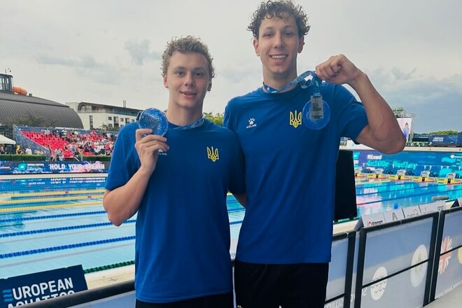 Українські плавці взяли дві срібні медалі на чемпіонаті Європи U-23
