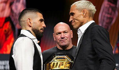 Самый ожидаемый бой года? Топурия и Оливейра провели дуэль взглядов