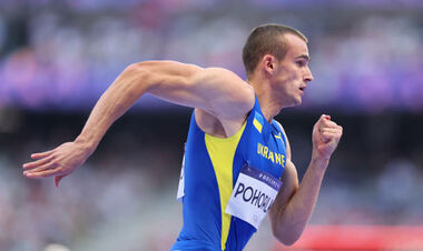 Record of Ukraine. Pogorilko took 2nd place in running 400 m on the command of the CHE