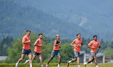 ФОТО. Тренування Шахтаря. Дуже багато бігу: заробили недільний вихідний