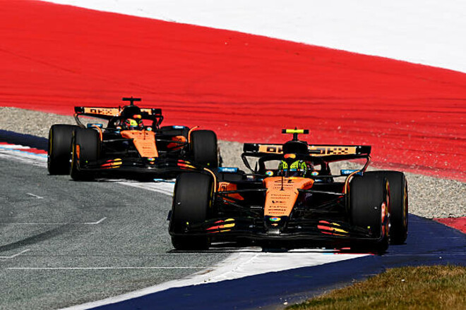 Невероятная борьба Норриса и Пиастри. Состоялась гонка Ф-1 в Австрии