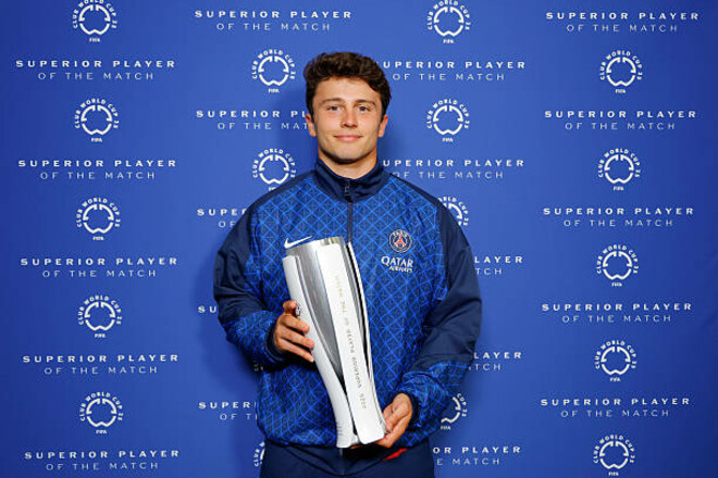 Жоау Невеш став найкращим гравцем матчу ПСЖ – Інтер Маямі