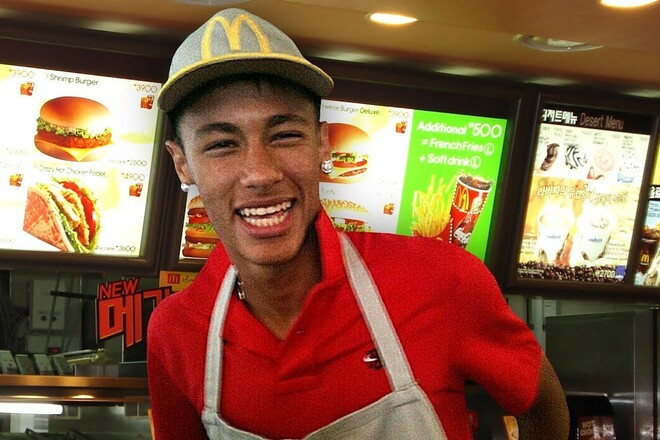 VIDEO. Neymar told how he tried to order food from McDonald's