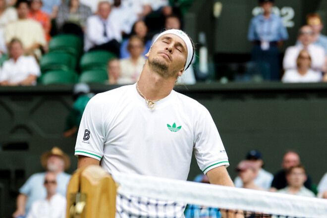 Перерва не допомогла. Сенсація: третя ракетка Звєрєв вилетів із Вімблдона