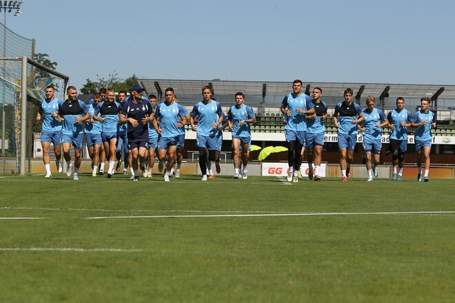 ФОТО. Тренировка Динамо. Насыщенные упражнения и возвращение сборников