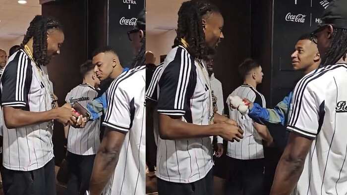 ВИДЕО. Мбаппе посмеялся над футболистом Ювентуса. Что случилось