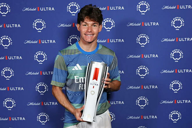 Photo. Named the best match player 1/4 finals of the CCS-2025 Real-Borussia