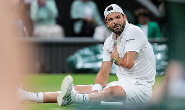 Жуткое невезение: Димитров снялся с пятого турнира Grand Slam подряд