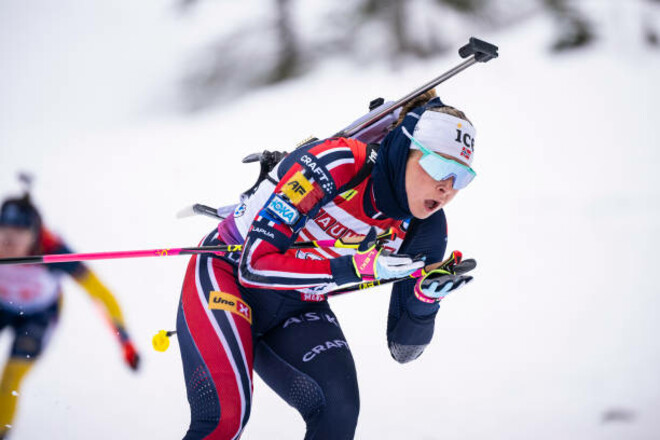 Известная биатлонистка отделилась от сборной. Она тренируется индивидуально