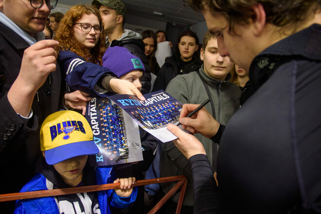 Киев Кэпиталз сохранил в обойме лучшего бомбардира клуба