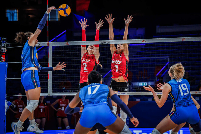 Італія (ж) – Сербія (ж). Ліга націй з волейболу. Дивитися онлайн LIVE