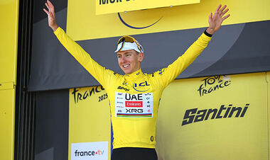 Tour de France 2025. Перемогу на сьомому етапі святкував Тадей Погачар