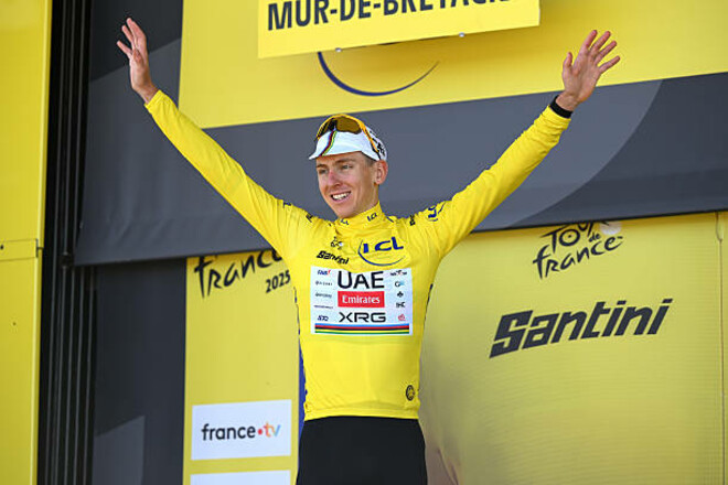 Tour de France 2025. Победу на седьмом этапе праздновал Тадей Погачар