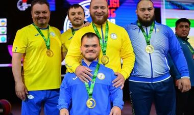 Сборная Украины по пара-паурлифтингу вошла в топ-5 лучших команд мира