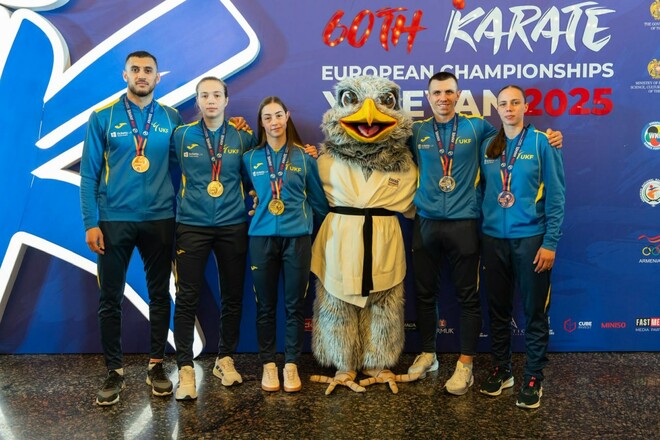 Українці здобули 5 медалей на чемпіонаті Європи 2025 з карате