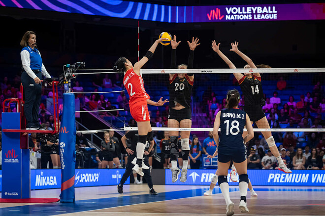 Китай з камбеком вирвав перемогу в п’ятисетовому трилері в матчі Ліги націй