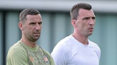 ФОТО. Легендарный хорватский форвард посетил тренировку Шахтера