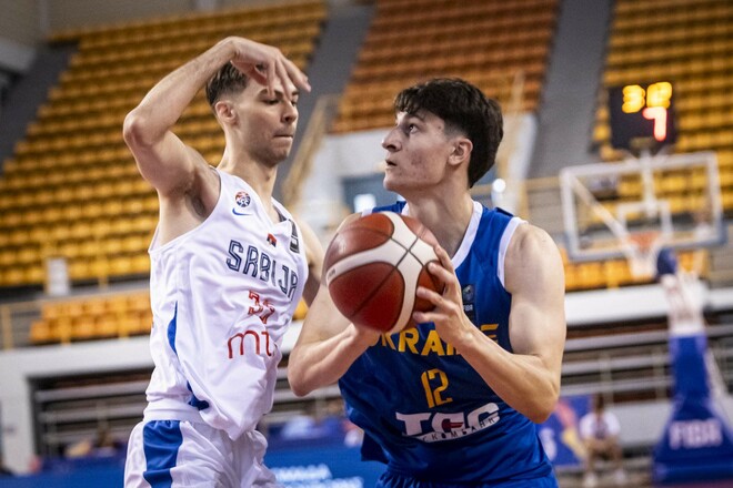 Збірна України U-20 з баскетболу поступилася Сербії у 1/8 фіналу ЧЄ