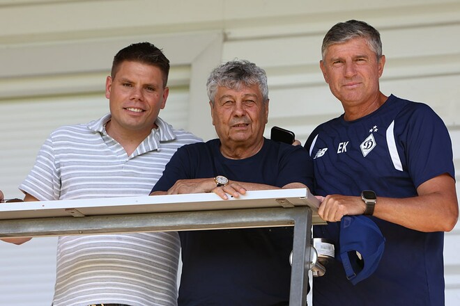 ФОТО. Луческу и Вукоевич посетили товарищеский матч Динамо с Корвинулом