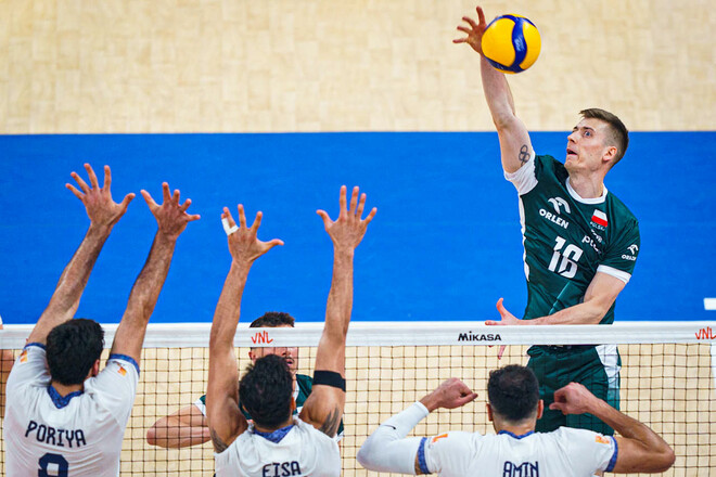 Іран – Польща. Ліга націй з волейболу. Дивитися онлайн. LIVE трансляція