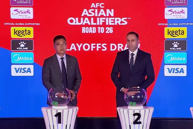 Кваліфікація ЧС-2026. Відбулося жеребкування плей-оф у зоні Азії