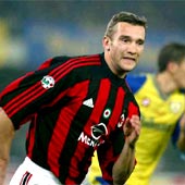 Шевченко снова забивает за Милан, сыгравший красивую ничью с Шальке