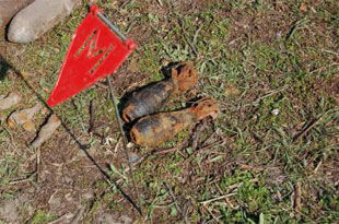 На стройке львовского стадиона нашли две мины