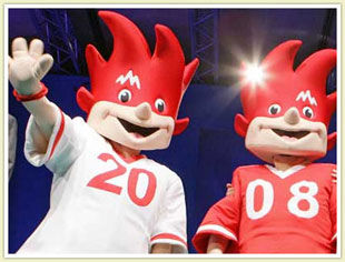 Талисманами Евро-2012 станут близнецы-футболисты