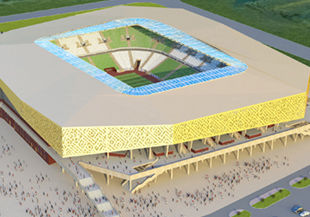 Чаша стадиона во Львове готова на 52%