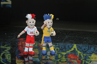 Талисманы Евро-2012 в Украине: программа представления