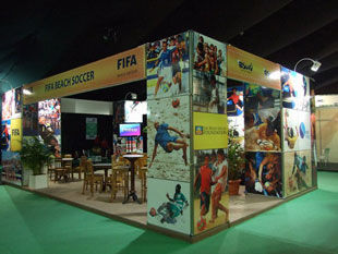 Пляжный футбол был представлен на мировой выставке