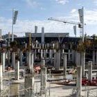 Реконструкция Олимпийского отстает на 3-4 недели