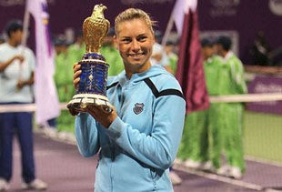 WTA Доха. Звонарева в двух сетах выиграла финал у Возняцки
