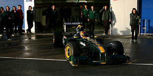 Lotus F1 довольна первыми тестами