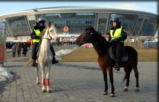 На Донбасс Арене будет работать конный патруль