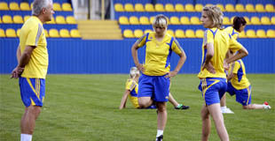Женская сборная Украины начала подготовку к матчу с Венгрией