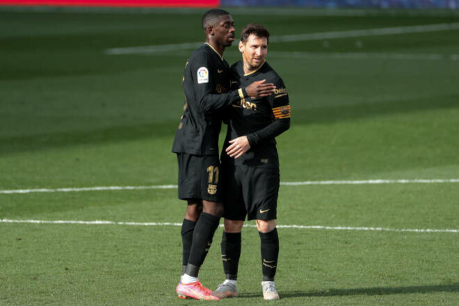 Месси поздравил Дембеле после вручения Золотого мяча 2025