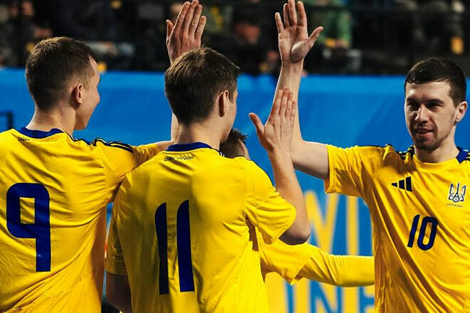 Сборная Украины по футзалу разгромила команду Литвы в товарищеском матче