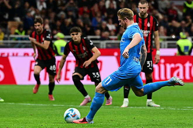 Мілан – Наполі – 2:1. Як забив Де Брюйне. Відео голів та огляд матчу