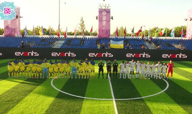Bright 1st half. Ukraine defeated Colombia at the socca world championship