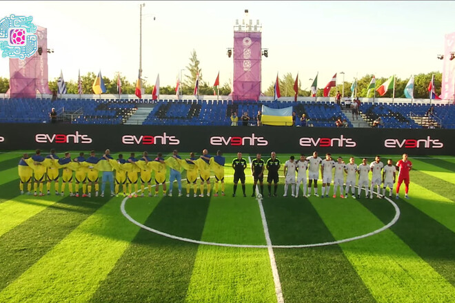 Яскравий 1-й тайм. Україна розгромила Колумбію на чемпіонаті світу з socca